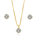 Conjunto Ponto de Luz Dourado