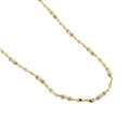 Choker Pérolas Bolinhas Dourada