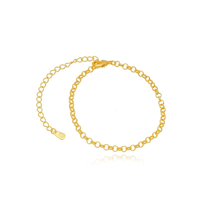 Pulseira Elo Português Dourada