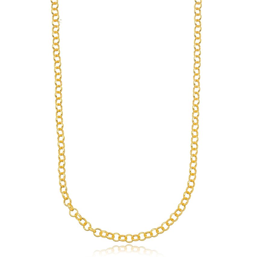 Choker Elo Português Dourada