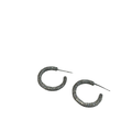 Brinco Argola Brilho Ródio Branco